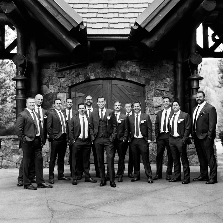 Ritz Carlton Bachelor Gulch Wedding: Groomsmen 