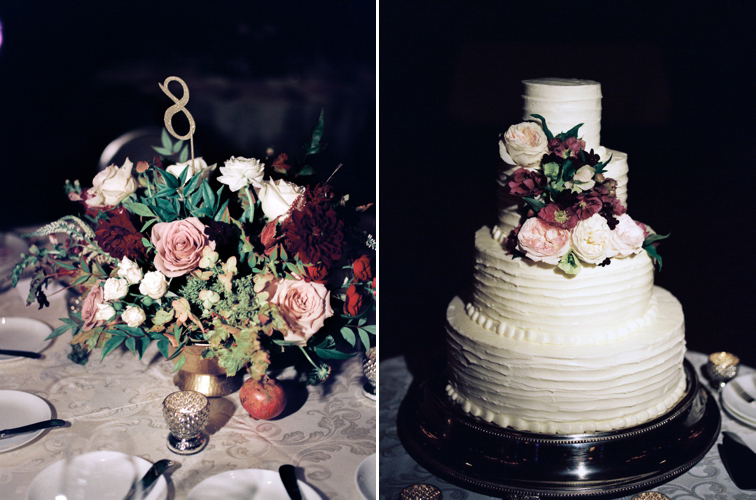 Ritz Carlton Bachelor Gulch Wedding: Four Tiered Wedding Cake