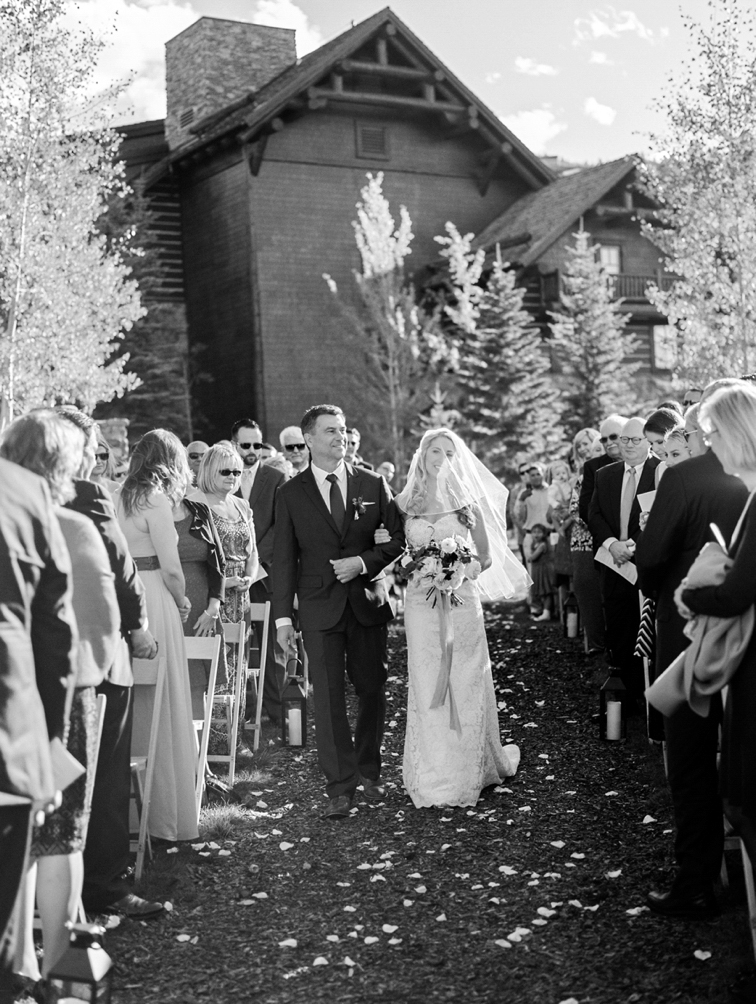 Ritz Carlton Bachelor Gulch Wedding: Fall Wedding Ceremony 