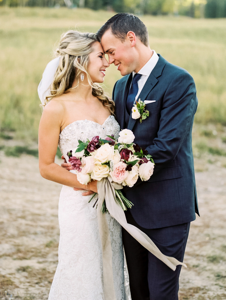 Ritz Carlton Bachelor Gulch Wedding: Ski Lift Wedding Portraits