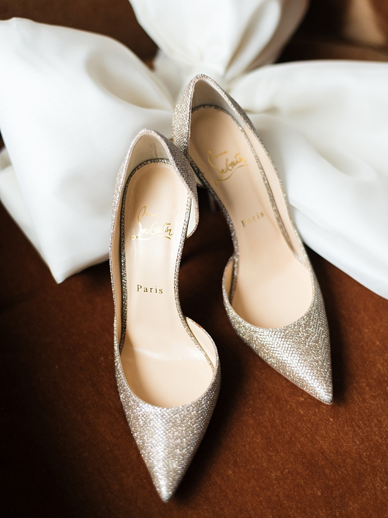 Bride’s Shoes - Denver Wedding Photos, Cherry Hills Country Club