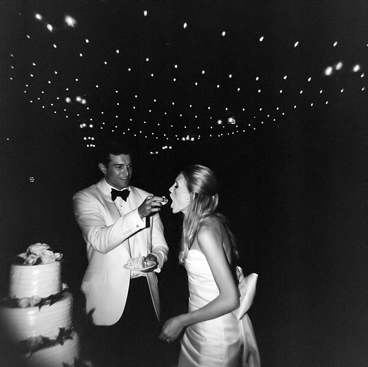 Bride Being Fed Cake - Denver Wedding Photos, Cherry Hills Country Club