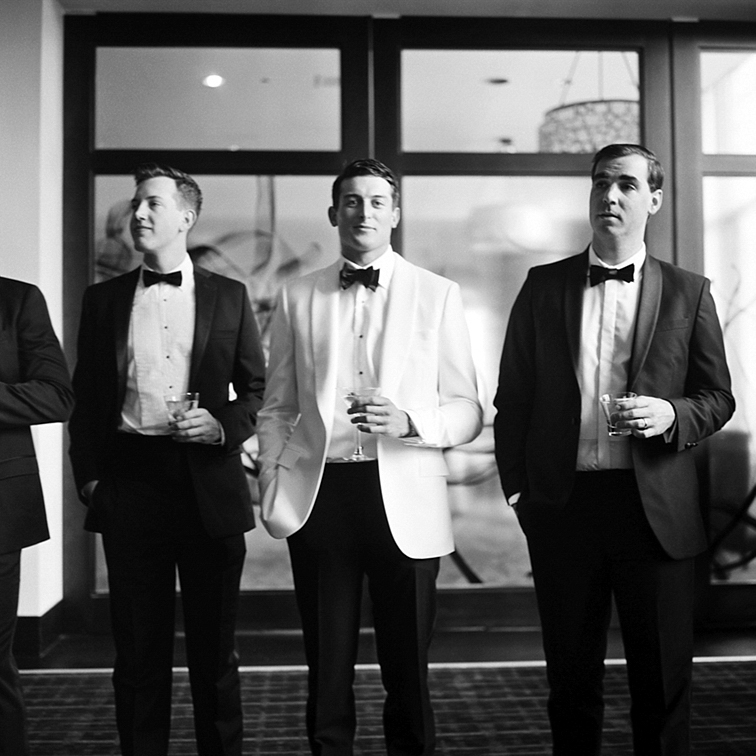 Groom & Groomsmen - Denver Wedding Photos, Cherry Hills Country Club