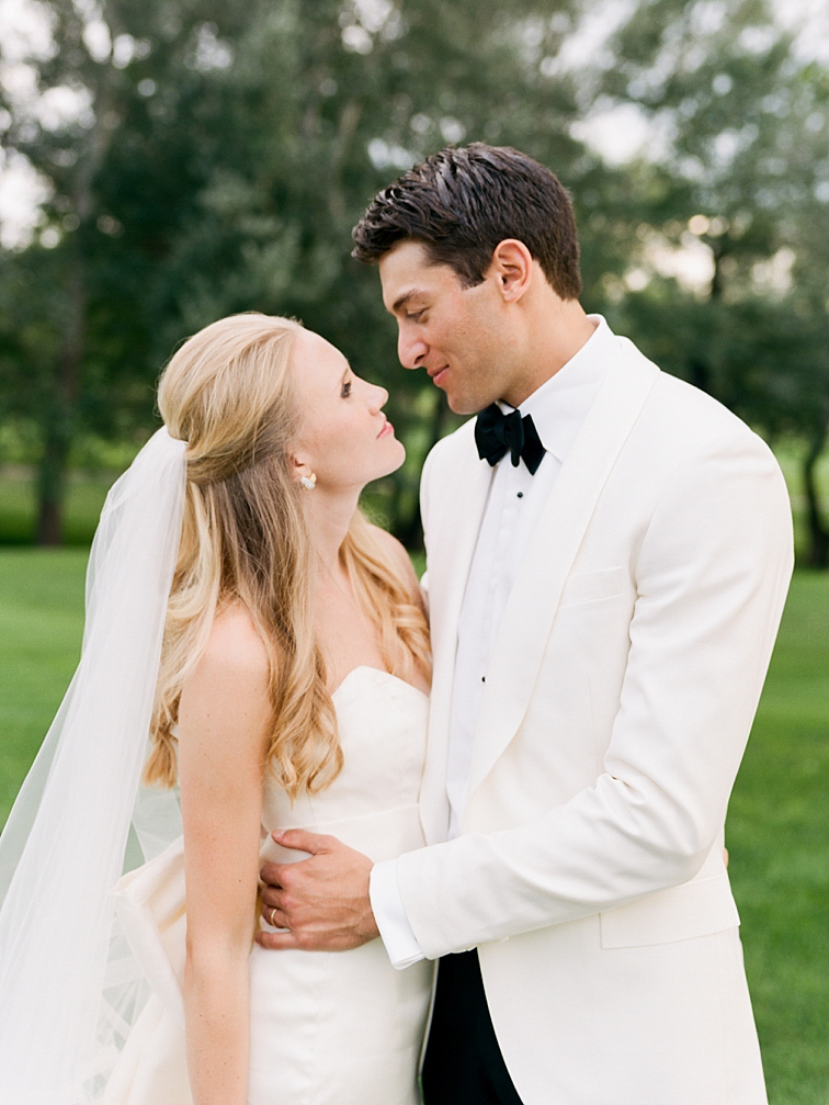 Bride & Groom, Loving Gaze - Denver Wedding Photos, Cherry Hills Country Club