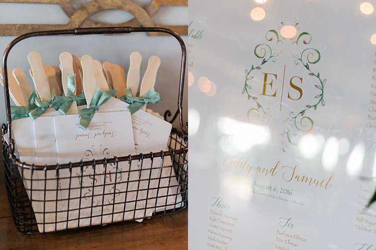 Seating Chart- Denver Wedding Photos, Cherry Hills Country Club