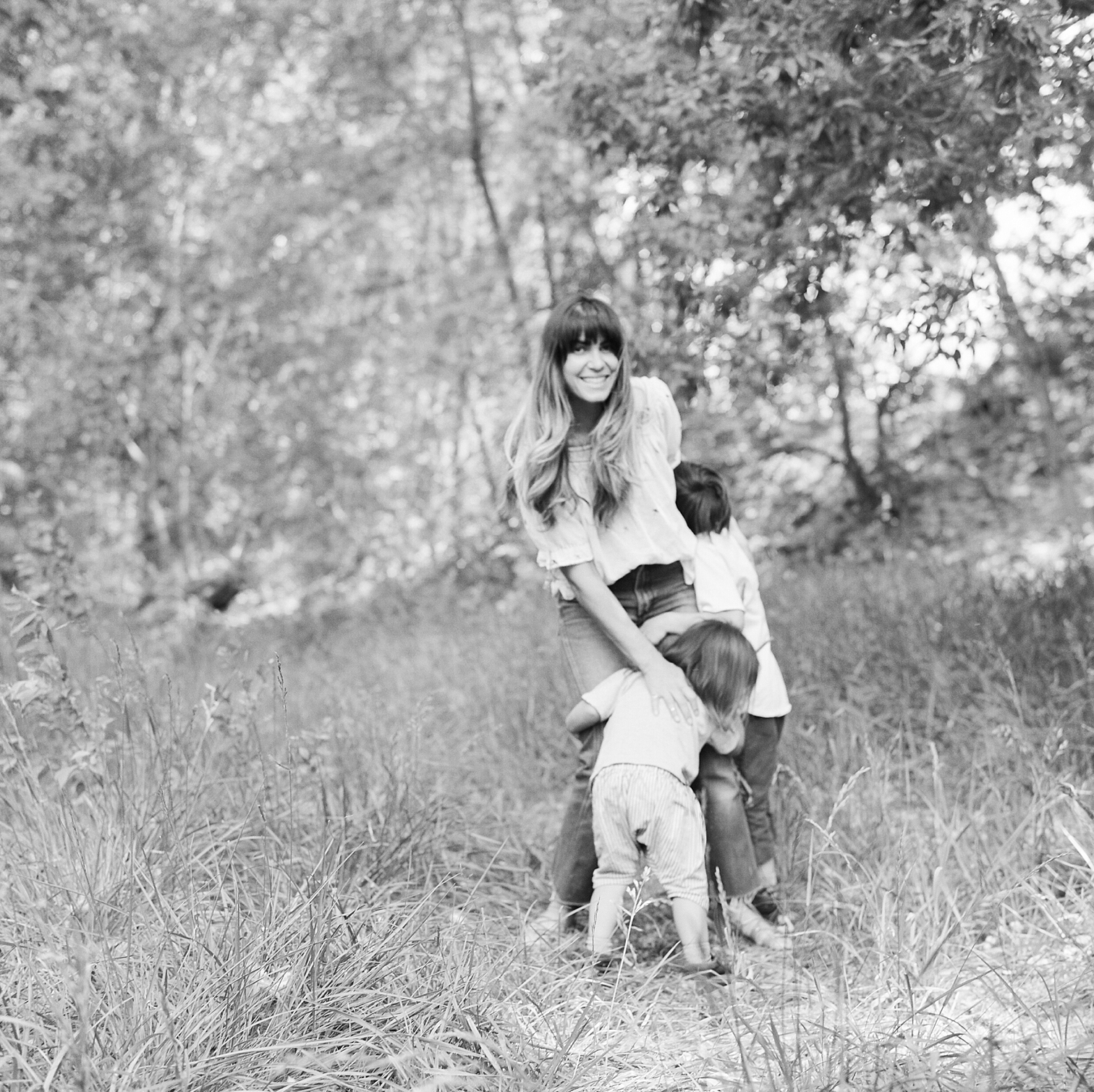 Film Photographers, Colorado Family Portraits, Fort Collins Portrait Photographer, Summer Family Portraits, Mother With Children, Rolleflex Camera, Danielle DeFiore Photography