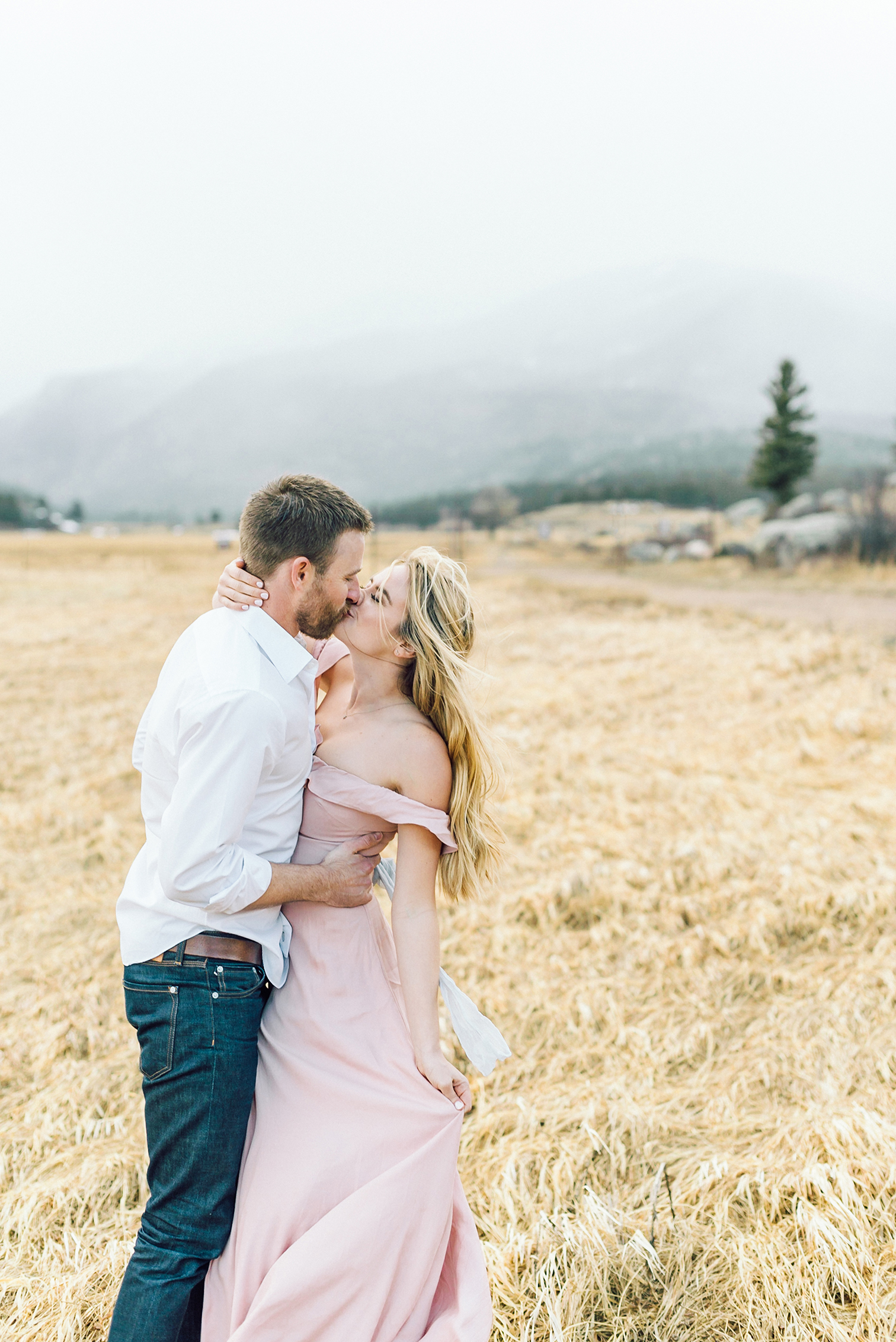 Dream Lake - Rocky Mountain National Park Engagement Photos, Estes Park Colorado