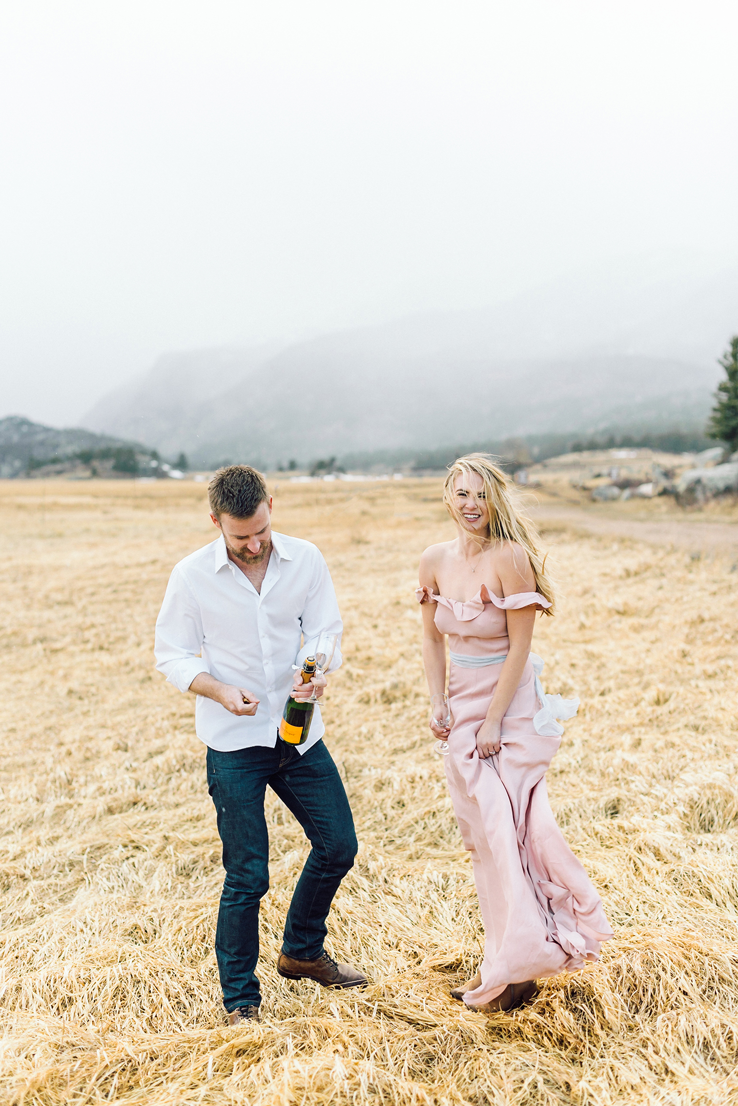 Dream Lake - Rocky Mountain National Park Engagement Photos, Estes Park Colorado