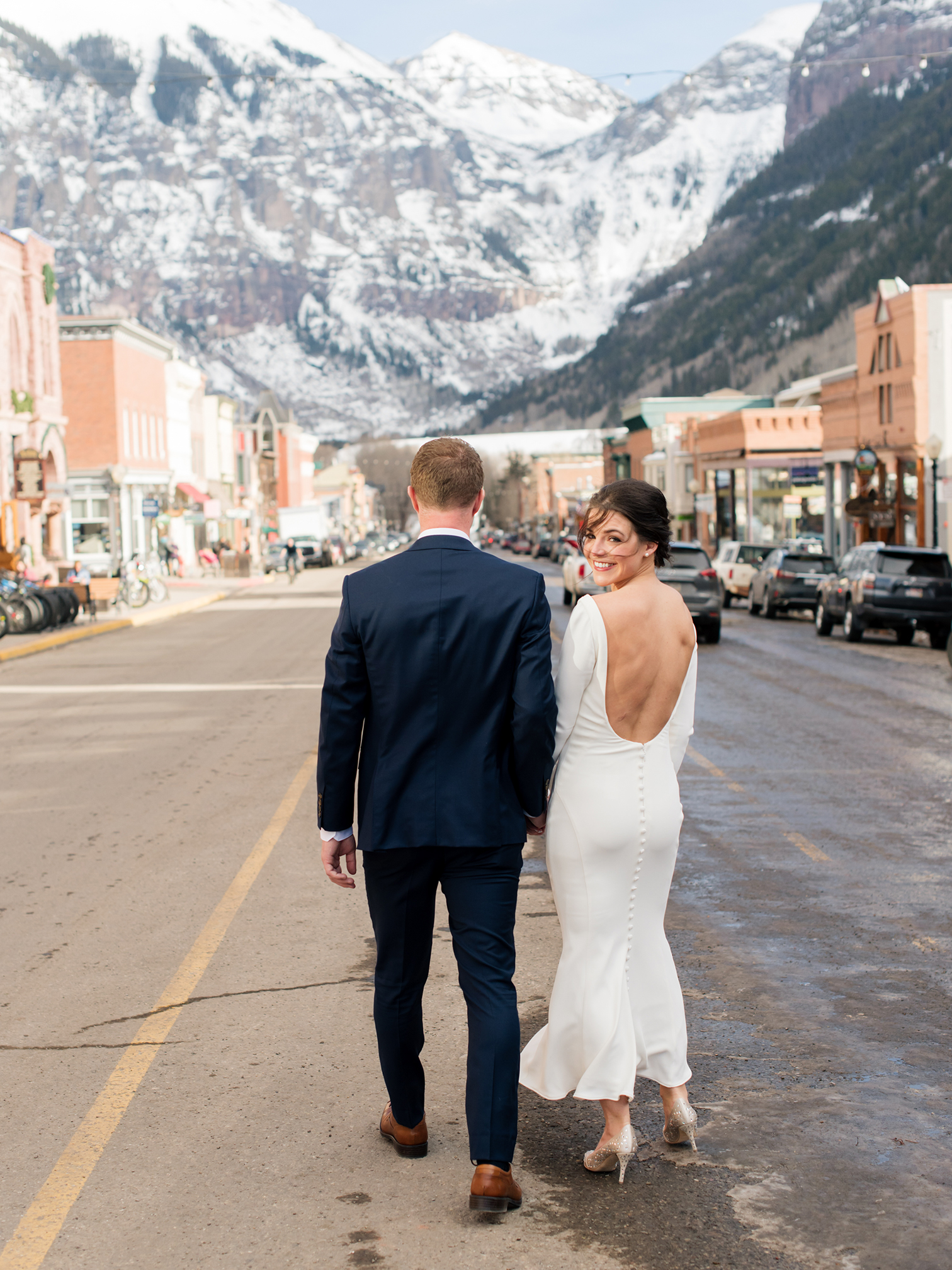 Telluride Wedding, Colorado Destination Wedding, Colorado Photographer, Colorado Wedding Photography, Bride Smiling