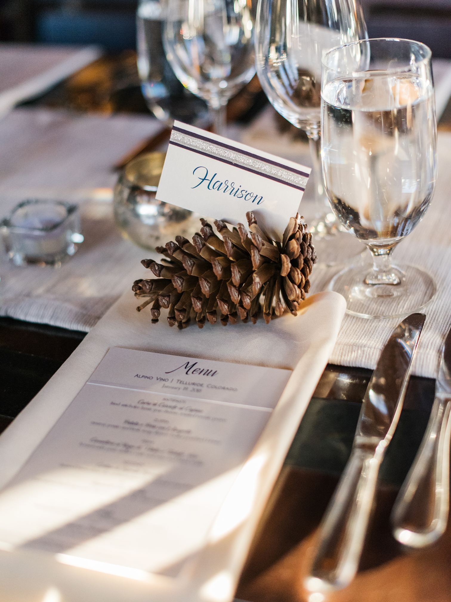 Telluride Wedding, Colorado Destination Wedding, Colorado Photographer, Colorado Wedding Photography, Place Cards