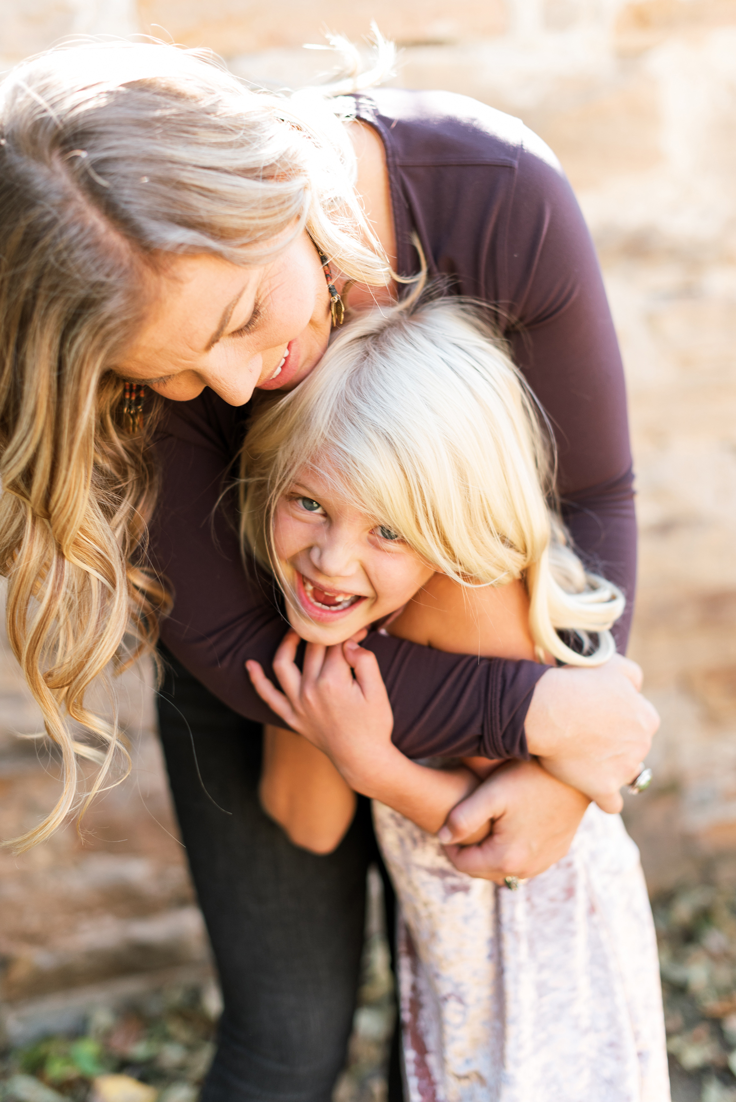 Fall Portraits, Colorado Family Portraits, Fort Collins Portrait Photographer, Fall Family Portraits, Mother with Children, Colorado Family Portraits, Mother Holding Daughter