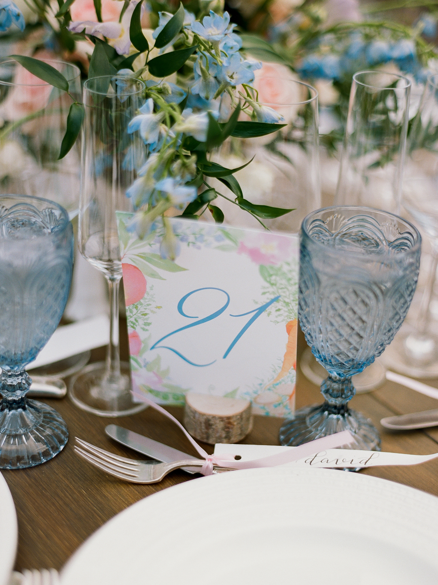 Colorado Wedding Photographers, Calligraphy Table Numbers