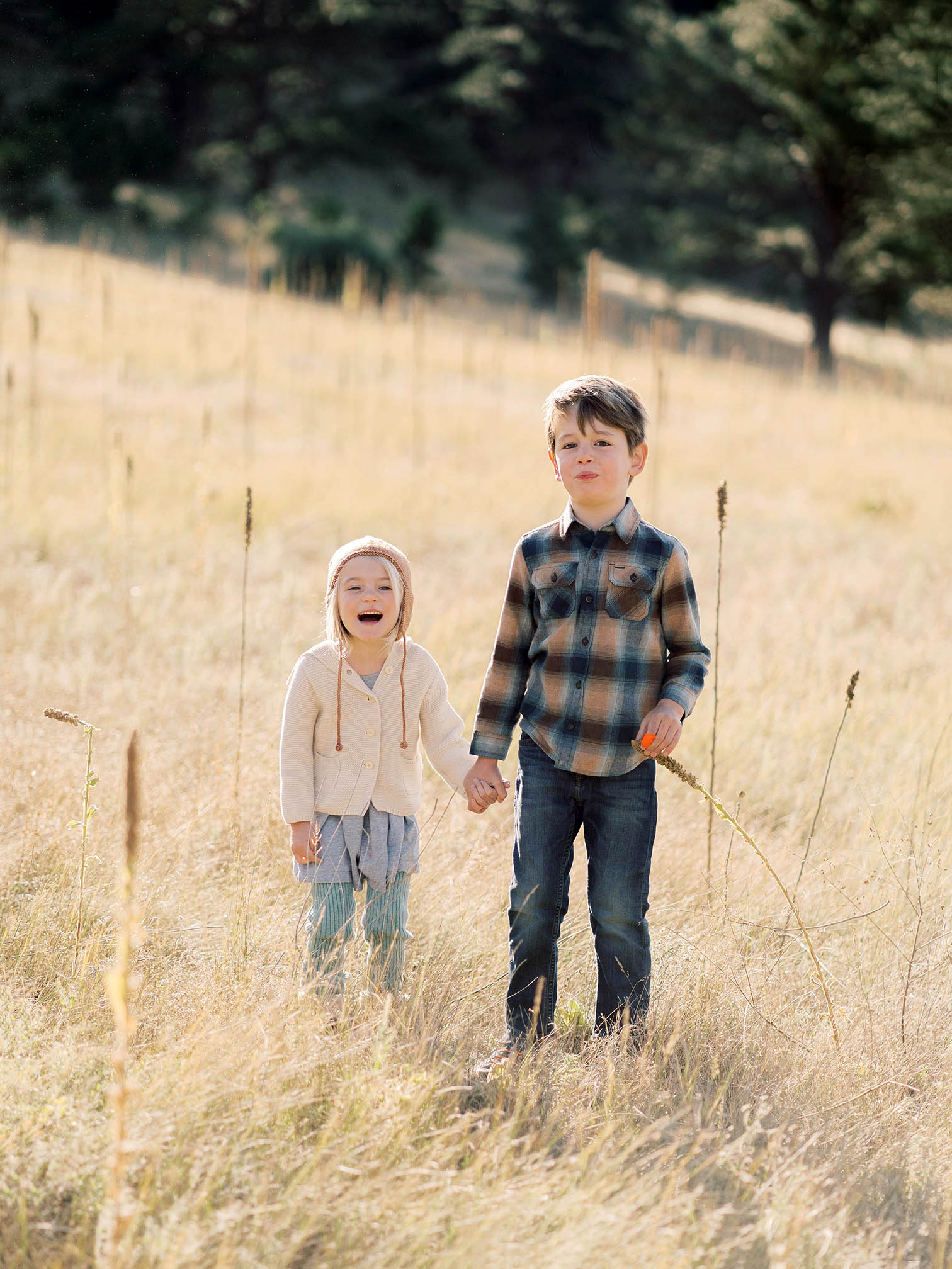 Boulder Family photos, sibling photography, sister and brother laughing, Boulder photographer