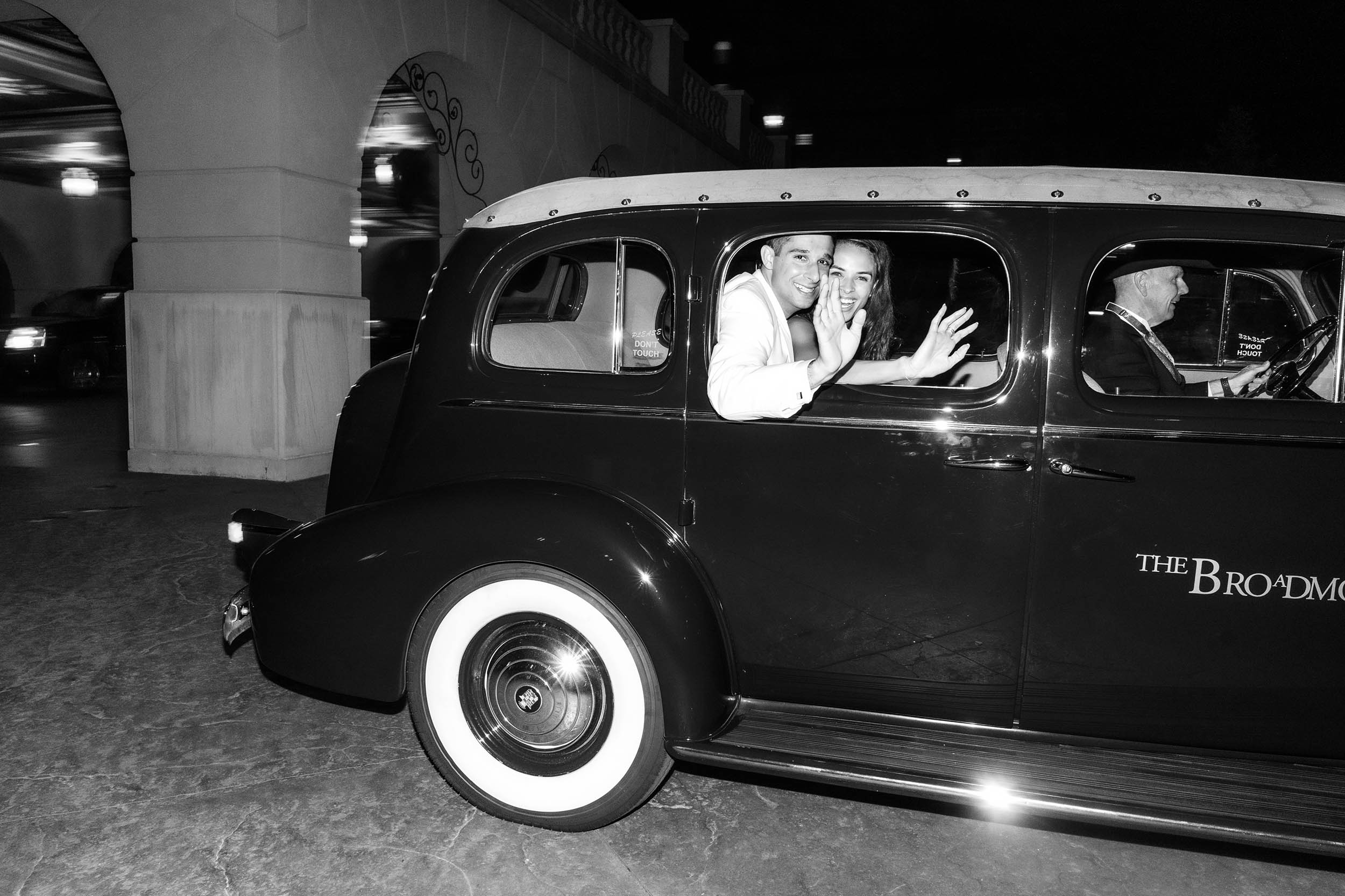 The Broadmoor Wedding Venue, Getaway Car